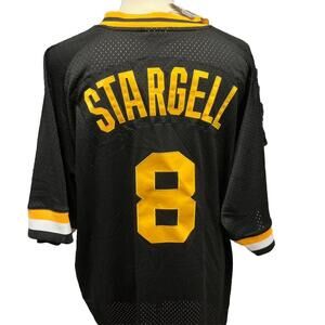 Mitchell & Ness Cooperstown Willie Stargell #8 Pittsburgh Pirates Jersey 3XLT